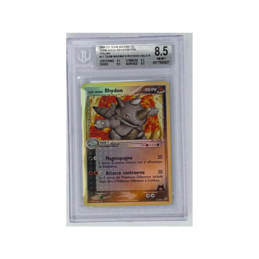 TEAM MAGMA RHYDON 11/95 ITALIANO- BGS 8,5 - CARTA GRADATA ITA