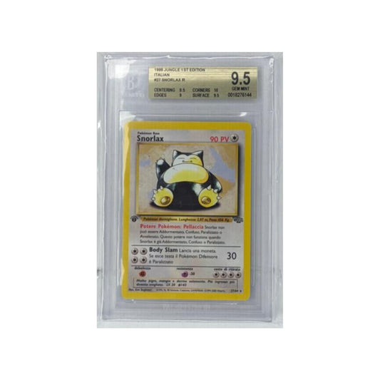 Snorlax reverse 1 st jungle- BGS 9,5 - CARTA GRADATA ITA