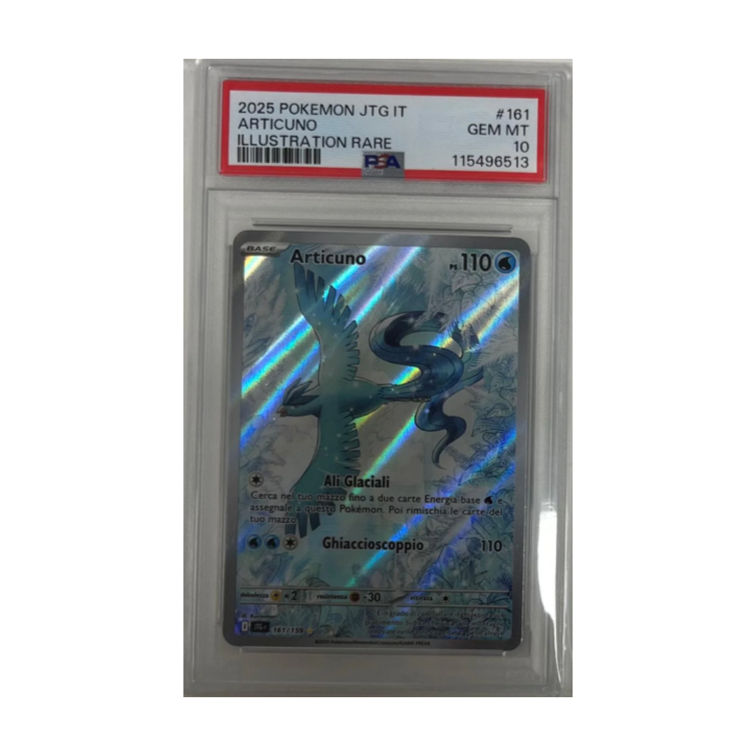 articuno 161/159 illustration avventure insieme- PSA 10 - CARTA GRADATA ITA