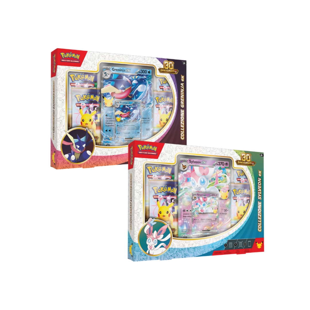 30th anniversario - Collezione Greninja-ex e Sylveon-ex-(ITA) (Prevendita)