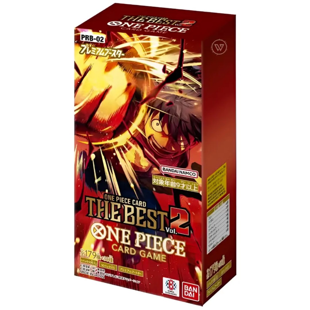 BANDAI One Piece Card Game PRB-02 Booster (10 bustine) BOX JAPAN OFFICIAL