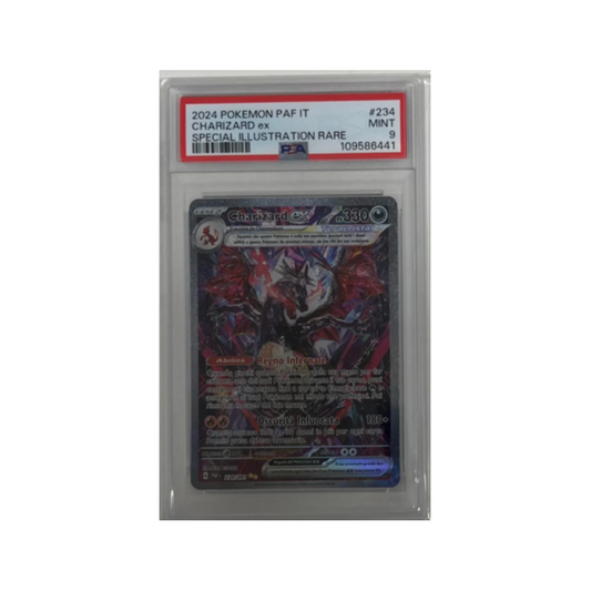 charizard ex 234/91 special ill.rare destino di paldea - PSA 9 - CARTA GRADATA ITA
