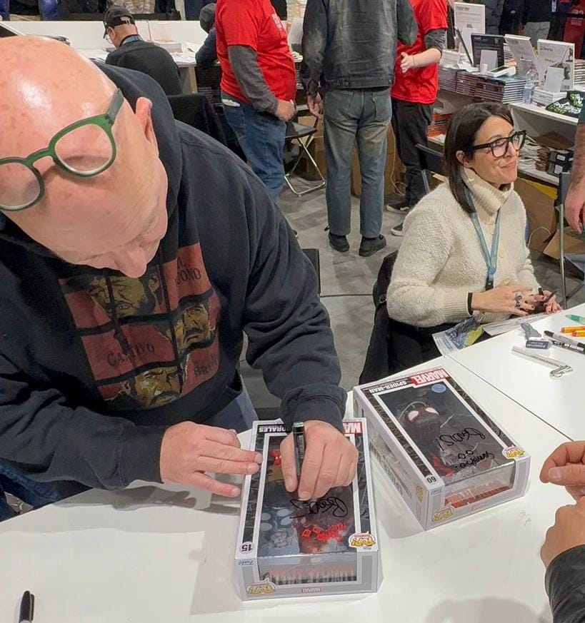 Funko Pop!-Comic Covers-Miles Morales-#15-signed by Brian Michael Bendis/Sara Pichelli