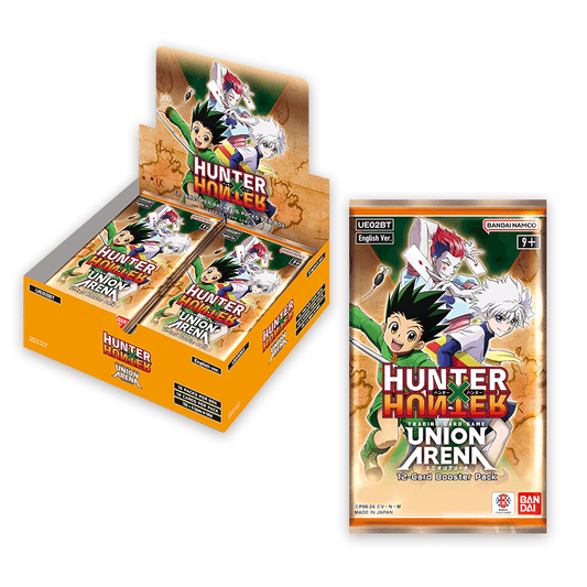 Bandai UNION ARENA Booster Pack ENG, HUNTER x HUNTER (BOX), 20 Pacchetti