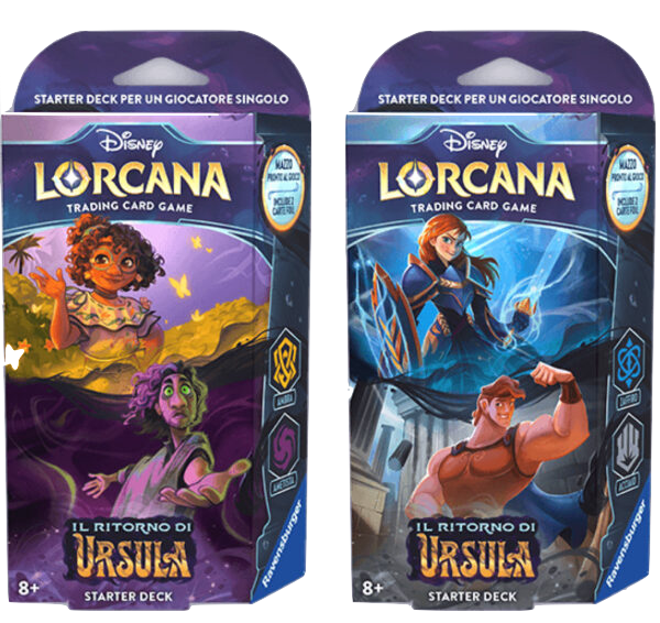 Il ritorno di Ursala - 2 Starter Deck diversi - Lorcana TCG Disney (ITA)