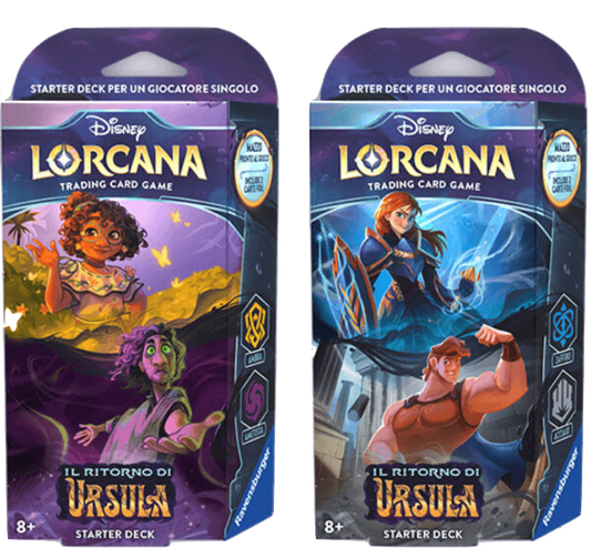 Il ritorno di Ursala - 2 Starter Deck diversi - Lorcana TCG Disney (ITA)