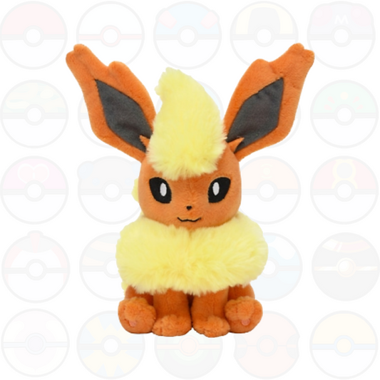 Flareon Peluche - Pokemon FIT - Pokemon Center Giapponesi - pupazzo di Flareon originale