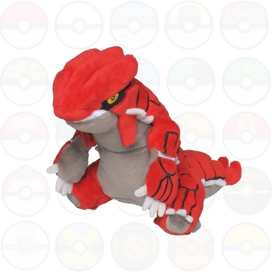 Groudon Peluche - Pokemon FIT - Pokemon Center Giapponesi - pupazzo di Groudon originale