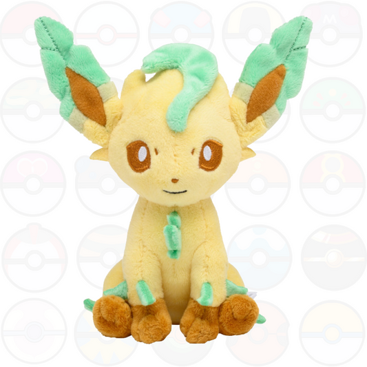 Leafeon Peluche - Pokemon FIT - Pokemon Center Giapponesi - pupazzo di  Leafeon originale