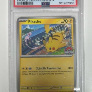 pikachu world championships - PSA 9 -190- CARTA GRADATA ITA