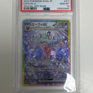 espeon ex 211/187 special art rare terastal (psa10) jap