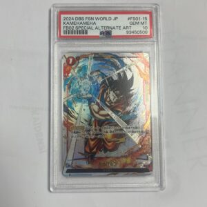 goku kamehameha fs01-15 special alternate art psa 10 jap