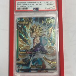 son gohan childhood alternate art  -psa 10 GEM MINT jap