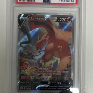 charizard v 154/172 astri lucenti- PSA 9- CARTA GRADATA ITA