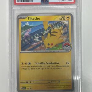pikachu world championships - PSA 9 -190- CARTA GRADATA ITA