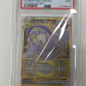 mewtwo vastro 086/078 secret pokemon go - PSA 9- CARTA GRADATA ITA