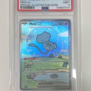 mew ex 232/91 special ill.rare destino di paldea - PSA 9- CARTA GRADATA ITA