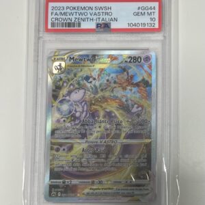 mewtwo vastro gg40/gg70 zenit - PSA 10- CARTA GRADATA ITA