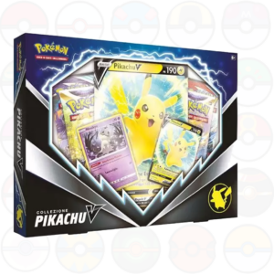 Collezione Pikachu V (4 bustine ITA con bustine di Astri Lucenti, Regno Glaciale e Stili di Lotta) Piccole imperfezioni