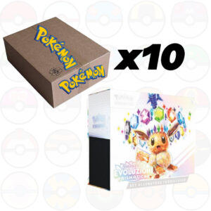 Evoluzioni Prismatiche -CASE X 10-Set Allenatore Fuoriclasse-con 9 bustine Ita-Pokemon ITA