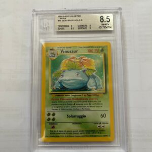 VENUSAUR set base- BGS 8,5 Mint - CARTA GRADATA ITA BGS ITA