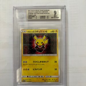 PIKACHU BOSS SUN AND MOON- BGS 9 - CARTA GRADATA JAP