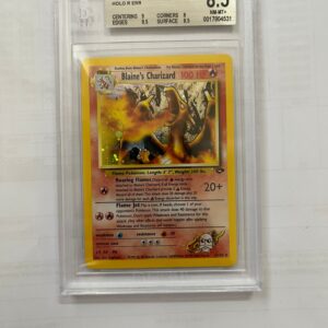 BLAINE'S CHARIZARD- BGS 8,5  Mint - CARTA GRADATA ENG