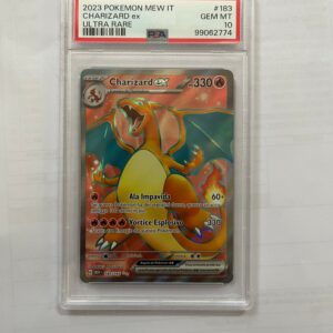CHARIZARD EX 151 183/165 - PSA 10 - CARTA GRADATA ITA