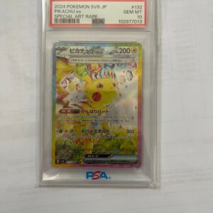 PIKACHU EX 132/106 - PSA 10 GEM MINT - CARTA GRADATA JAP