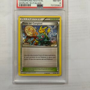 CHAMPIONS FESTIVAL world xy promo 176 - PSA 8 - CARTA GRADATA ITA