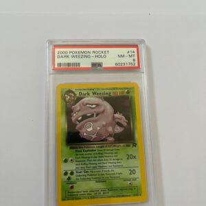 DARK WEEZING HOLO  - PSA 8 - CARTA GRADATA eng