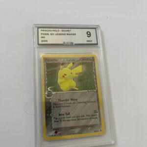 PIKACHU HOLO-SECRET GRAAD 9 Mint - CARTA GRADATA ENG