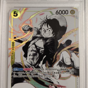 MONKEY D. LUFFY #015 - ST13 - BLACK & WHITE ALT ART 2023 - PSA GEM MINT 10 - CARTA GRADATA ONE PIECE JAP 2023