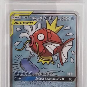 Magikarp & Wailord GX 161/181 - Gioco di Squadra - 2019 - PSA 8 NEAR MINT - CARTA GRADATA ITA
