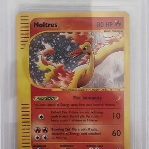 Moltres HOLO H20/H32 - Skyridge - 2003 - BGS 8 Near Mint - CARTA GRADATA ENG