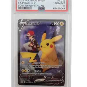 Pikachu V TG16/TG30 - Origine Perduta - 2022 - PSA 10 GEM MINT - CARTA GRADATA ITA