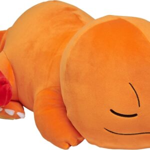 Pokémon - Charmander, 46 cm, che dorme – Peluche morbido- peluche pokemon