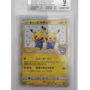 Pretend Comedian Pikachu (SM-P 407) - Sole e Luna PROMO Pokemon Center Osaka - 2019 - BGS 9 Mint - CARTA GRADATA JAP