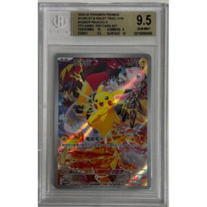 Pikachu Promo 5Th anniversary Chinese - New 153/sv-p-BGS 9,5 (CINESE)