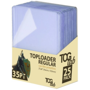 Box 25 Toploader - Classic Blue con Film Protettivo