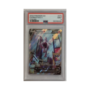 Mewtwo v pokemon go alternative 072/078 - PSA 9 - CARTA GRADATA ITA