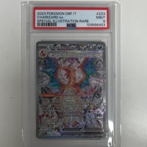 Charizard EX 223/197 - Ossidiana Infuocata - 2024 - PSA 9 MINT - CARTA GRADATA ITA