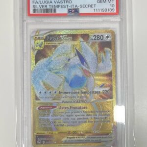 lugia vastro 211/195 tempesta argentata - PSA 10- CARTA GRADATA ITA