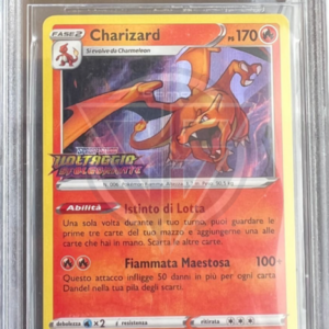 Charizard PROMO SWSH066 (stamped) - Voltaggio Sfolgorante (Partecipation Promos) - 2019 - BGS 9 Mint - CARTA GRADATA ITA