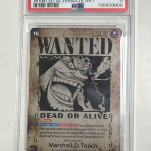 one piece marshall d.teach wanted alternate art 093 (psa10) eng