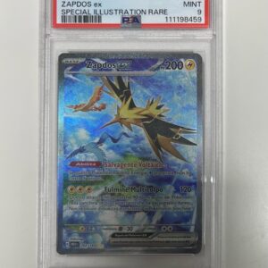 zapdos ex 202/165 special ill.rare-151- - PSA 9- CARTA GRADATA ITA