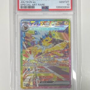 jolteon ex 209/187 special art rare terastal (psa10) jap