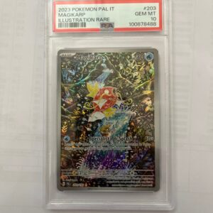Magikarp 203/193 illustration rare evoluzioni a paldea- PSA 10 GEM MINT - CARTA GRADATA ITA