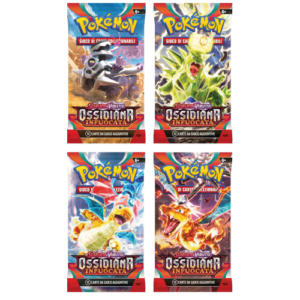 OSSIDIANA INFUOCATA - ArtSet di 4 bustine