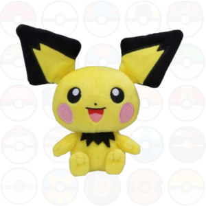 Pichu Peluche - Pokemon FIT - Pokemon Center Giapponesi - pupazzo di Pichu originale